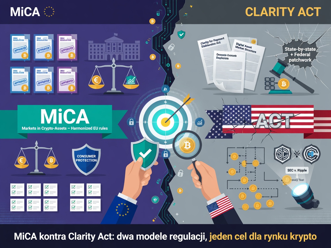 MiCA versus Clarity Act: two regulation models, one goal for the crypto market